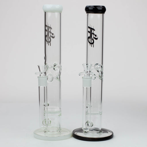 15" H2O Honeycomb diffuser Glass water bong [H2O-31] Glass Bong Canadian Distributor