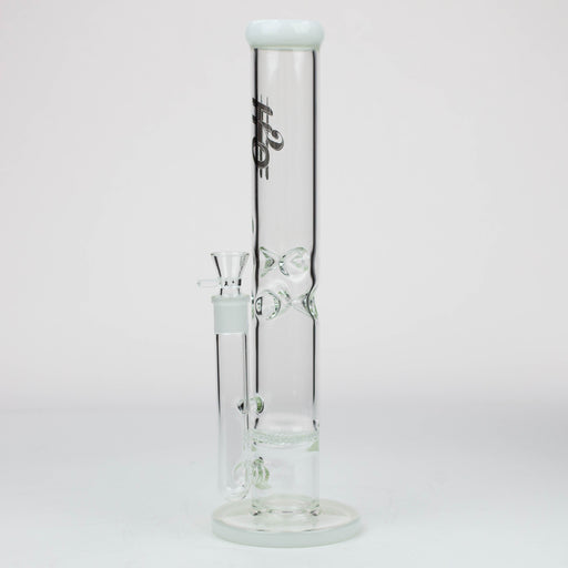 15" H2O Honeycomb diffuser Glass water bong [H2O-31] Glass Bong Canadian Distributor White