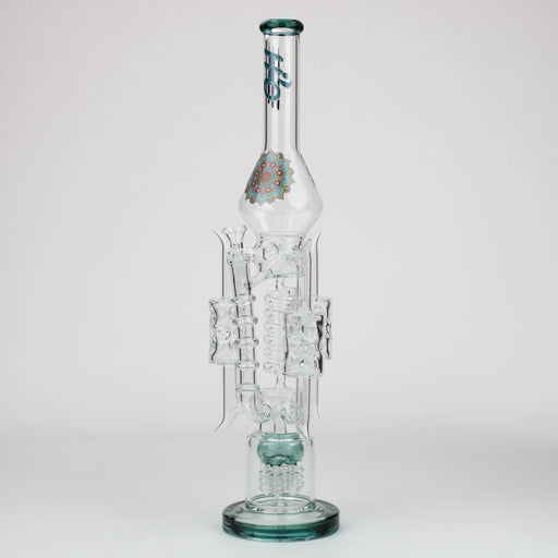 21" H2O Coil Glass water recycle bong [H2O-19] Glass Bong Canadian Distributor Lake Green