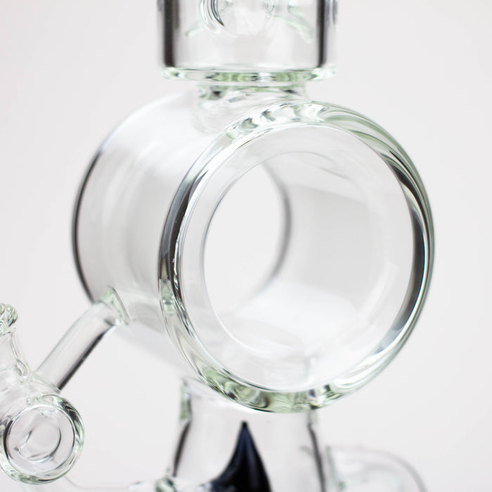 18" H2O Cone diffuser glass water bong [H2O-16]