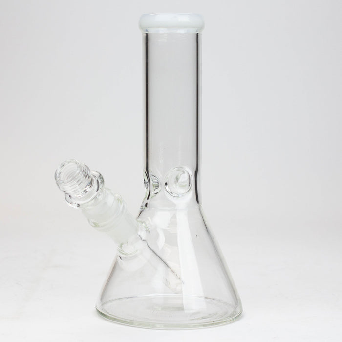 8" Classic beaker glass water bong
