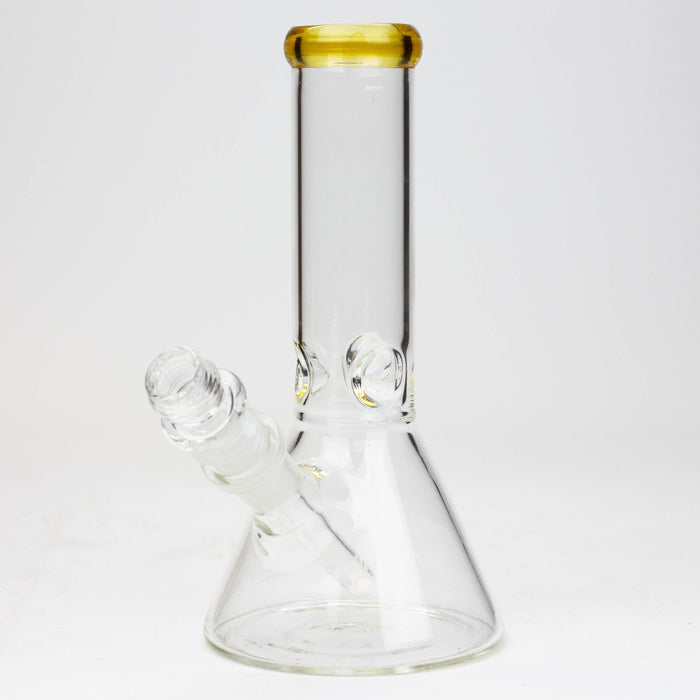8" Classic beaker glass water bong