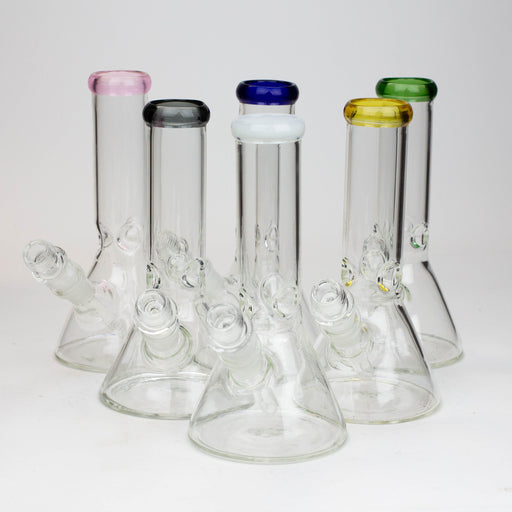 8" Classic beaker glass water bong Beaker Bong ONE