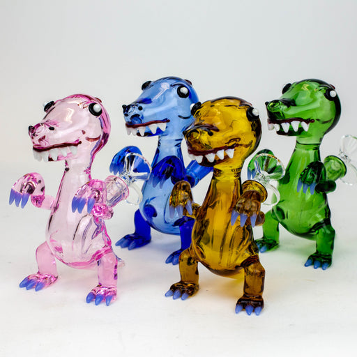 6" Dinosaur glass water bong Other Shaped Bong ONE