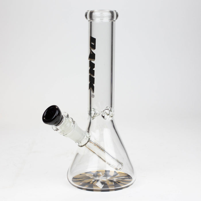 9.5" DANK beaker glass water bong (Wide / Jagged)