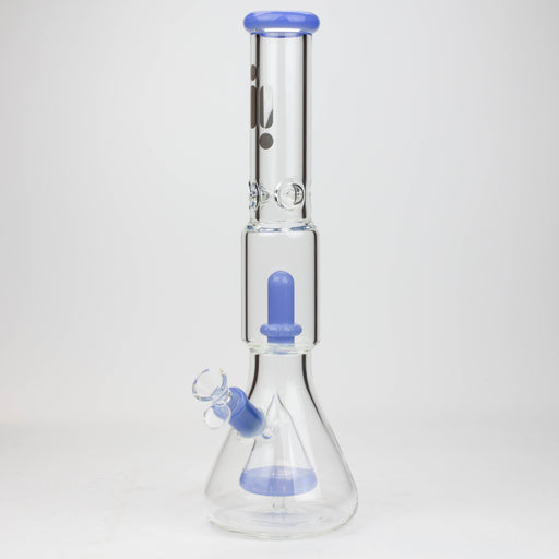 16" Infyniti showerhead percolator with Cone diffuser 7 mm glass bong Beaker Bong ONE Jade Blue