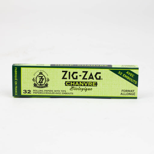 Zig Zag Hemp King Slim Papers and Unbleached Tips - 2 pack King Size ONE
