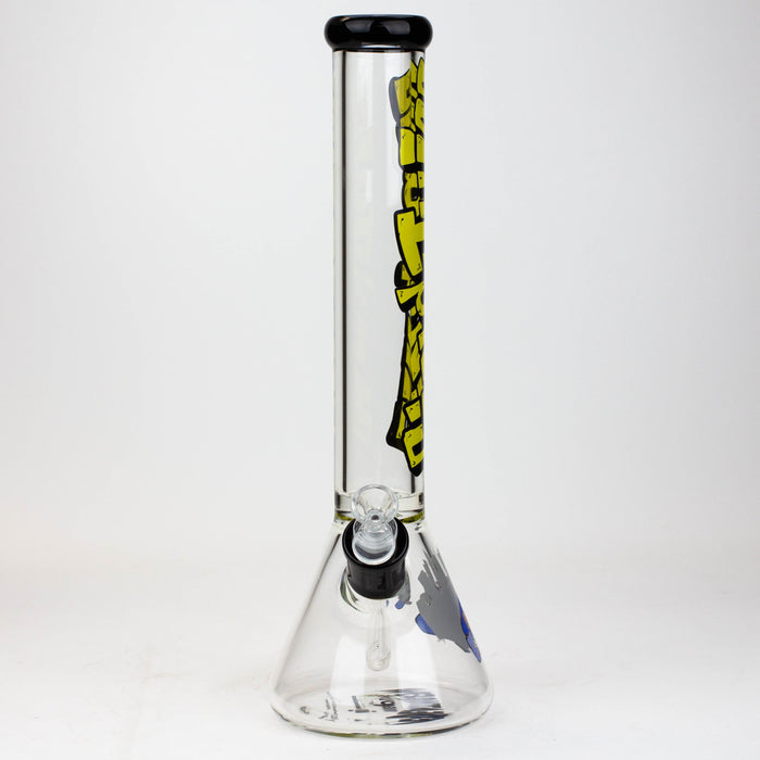 DEATH ROW-15.5"  7 mm Glass water bong by Infyniti [Gin & Juice]