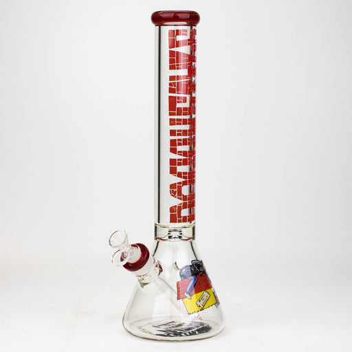 DEATH ROW-15.5" 7 mm Glass water bong by Infyniti [DOGGYSTYLE] Glass Bong ONE