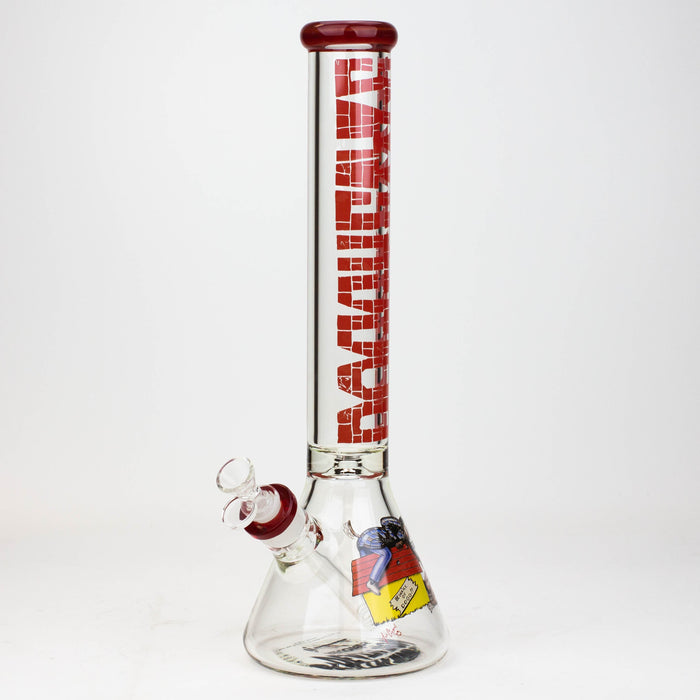 DEATH ROW-15.5"  7 mm Glass water bong by Infyniti [DOGGYSTYLE]