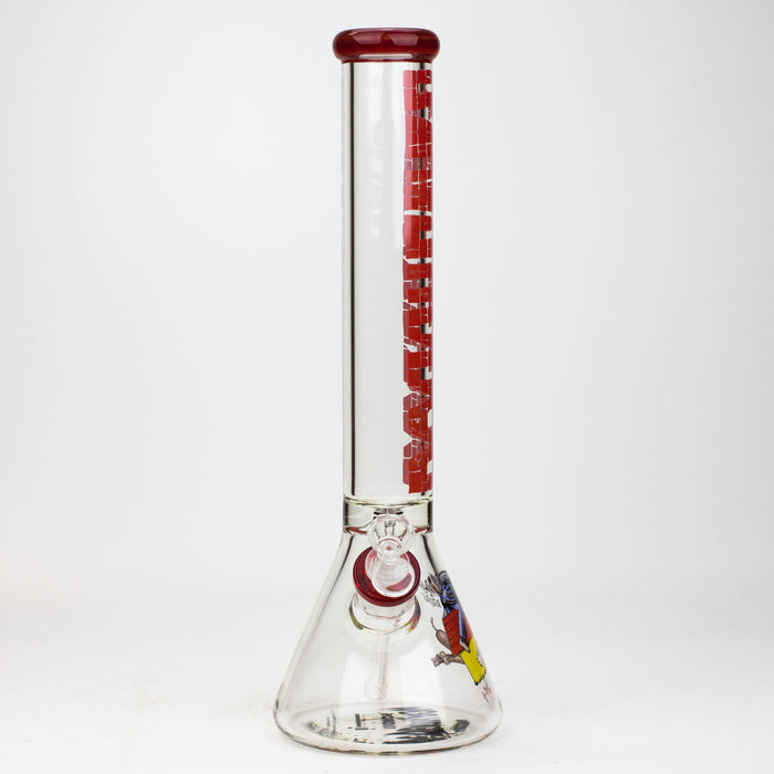DEATH ROW-15.5"  7 mm Glass water bong by Infyniti [DOGGYSTYLE]