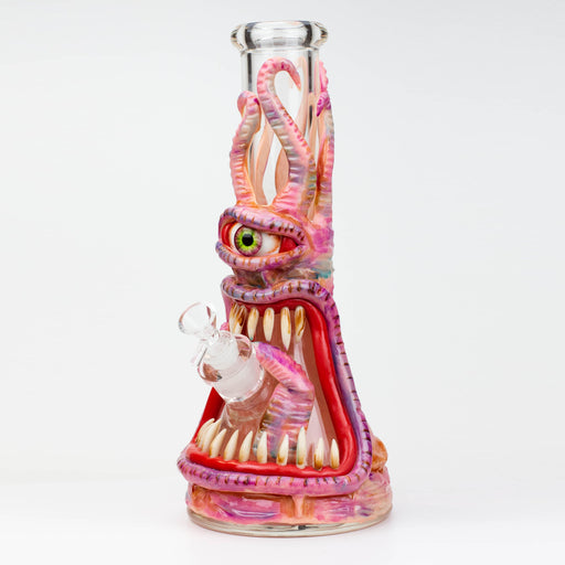12.5" Resin 3D artwork 7mm glass beaker water bong [TS105] Resin Bong ONE