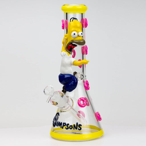 12.5" Resin 3D artwork 7mm glass beaker water bong [TS107] Resin Bong ONE