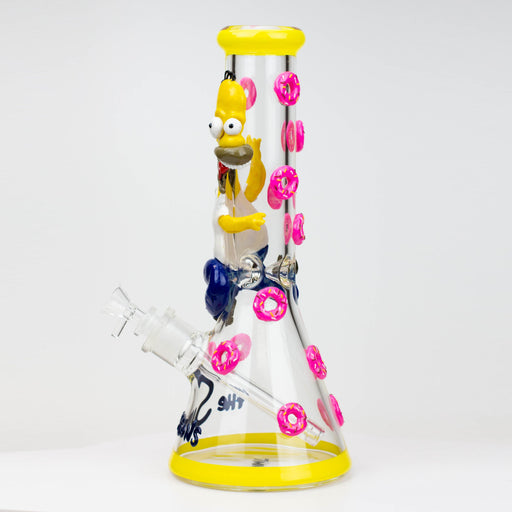 12.5" Resin 3D artwork 7mm glass beaker water bong [TS107] Resin Bong ONE