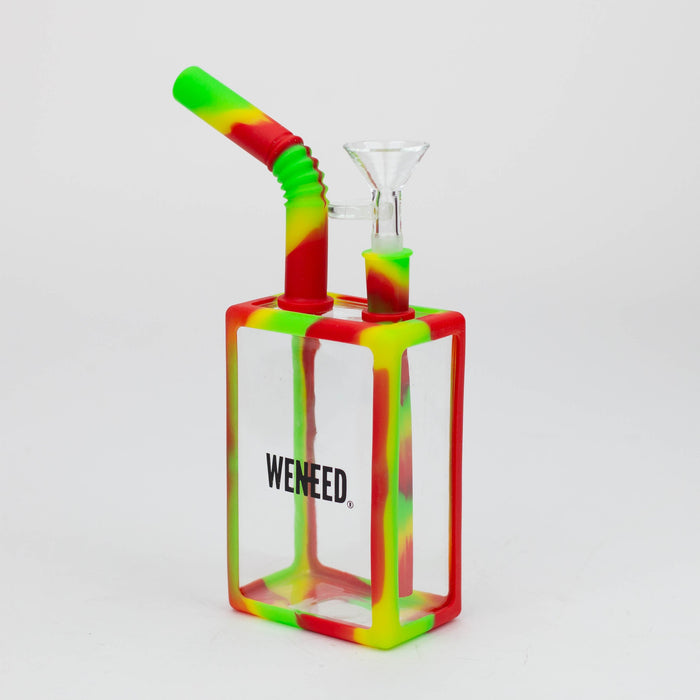 WENEED®- 8" Silicone Juice Box bong Resin · Silicone · Plastic Bong WENEED® Rasta