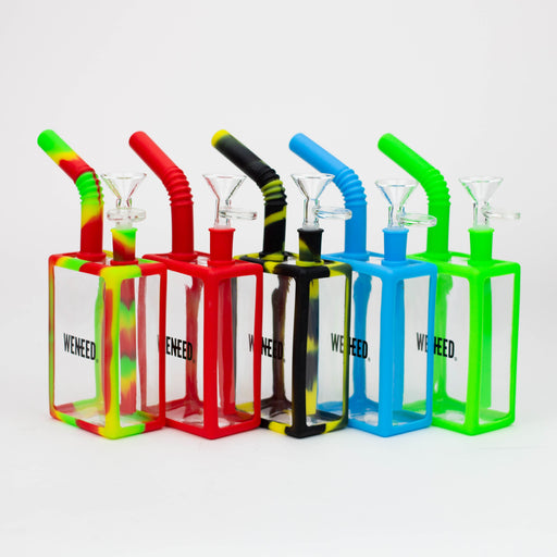 WENEED®- 8" Silicone Juice Box bong Resin · Silicone · Plastic Bong WENEED®