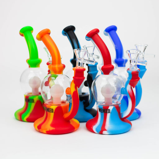 WENEED®- 8" Silicone Bulb bong Resin · Silicone Rig WENEED®