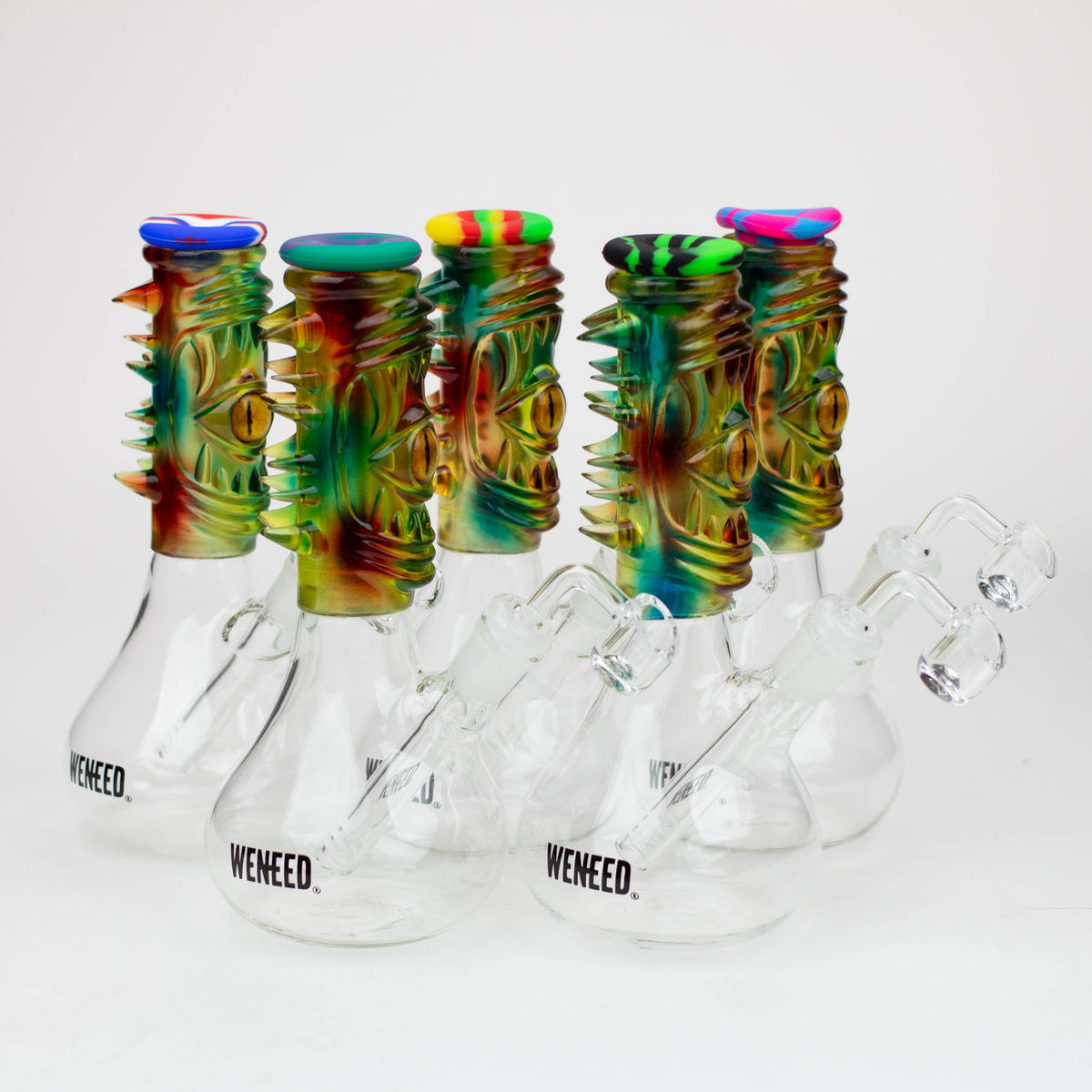 WENEED®- 10'' Silicone Resin Eye Glass Rig — Bong Outlet Canada