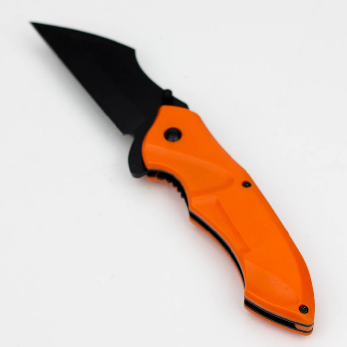8" Orange handle Folding Knife [KS1839OR]
