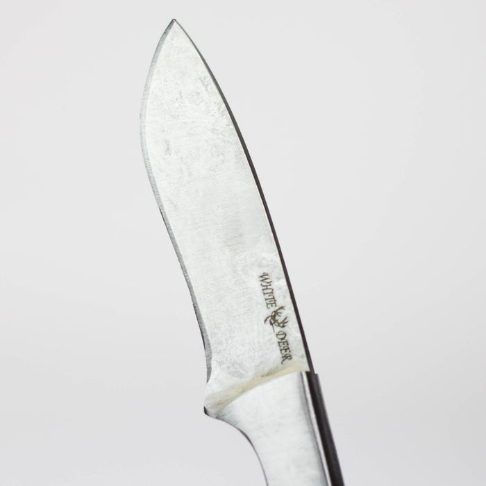 White Deer Skinner Knife  Hunters Micarta Grip Drop Point  [WD9408]