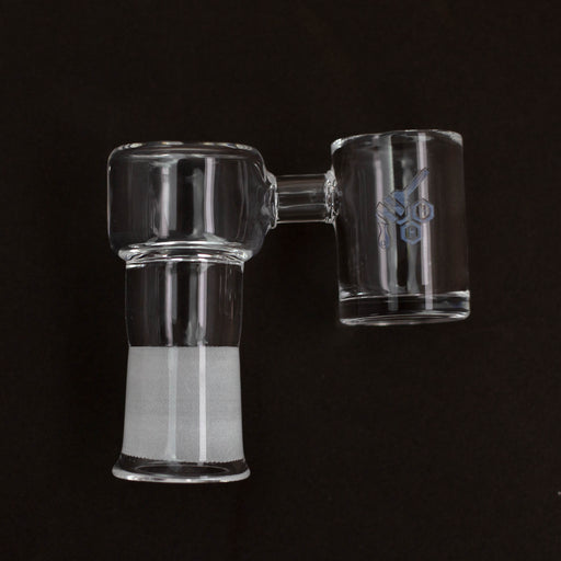Honeybee Herb - ORIGINAL BEVEL SIDECAR QUARTZ BANGER - 90° DEGREE | YL Bowl · Banger · Oil Burner Honeybee Herb 18 mm Female