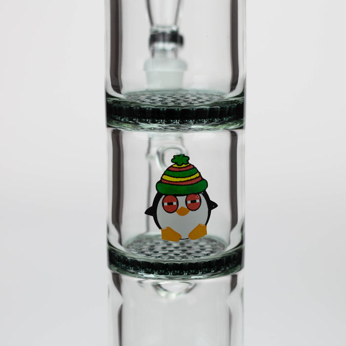16" tree arm percolator and honeycomb diffuser glass bong [B8] Glass Bong Canadian Distributor