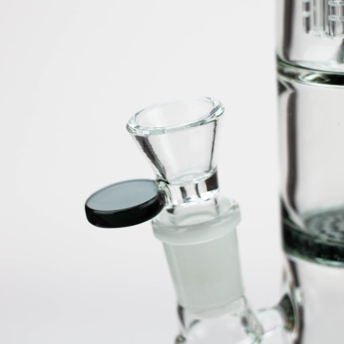16" tree arm percolator and honeycomb diffuser glass bong [B8] Glass Bong Canadian Distributor