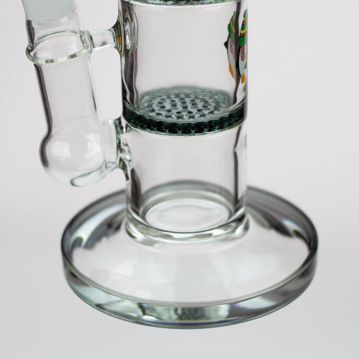 16" tree arm percolator and honeycomb diffuser glass bong [B8] Glass Bong Canadian Distributor