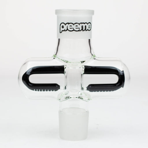 preemo - 6 inch Double Sided Inline Perc Middle [P009] Ashcatcher · Percolator · Filter · Mouthpiece preemo Black