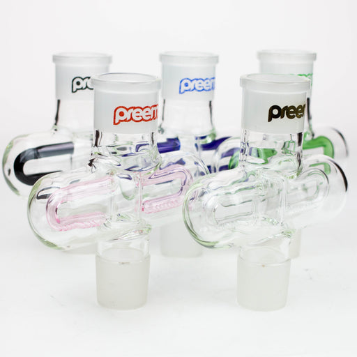 preemo - 6 inch Double Sided Inline Perc Middle [P009] Ashcatcher · Percolator · Filter · Mouthpiece preemo