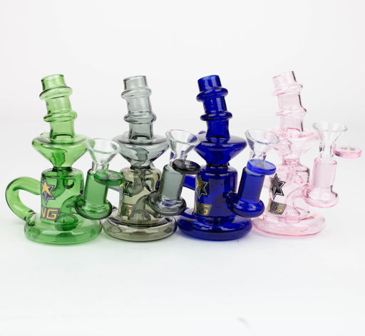 NG- 5 inch Mini Recycler [XY573] Glass Bong High-End Brands Glass