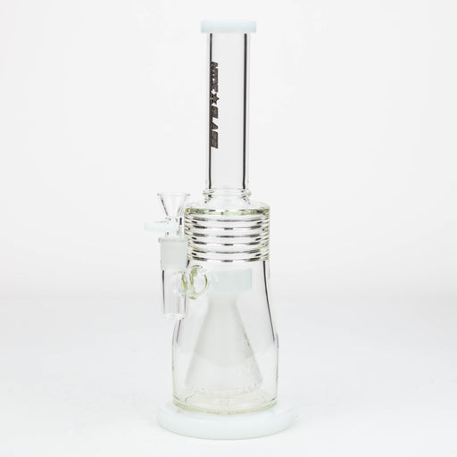 NG-12 inch Frosted Cone Perc Straight [S385] Glass Bong High-End Brands Glass White