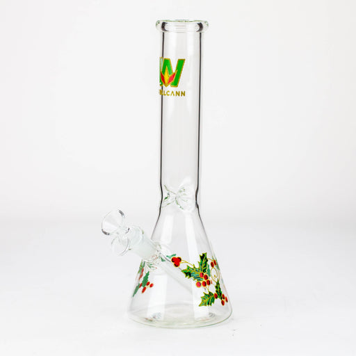 WellCann - 12" glass water bong with Christmas Design Glass Bong Northern Aurora Trading Ltd