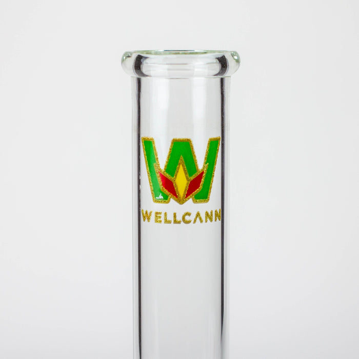 WellCann - 12" glass water bong with Christmas Design