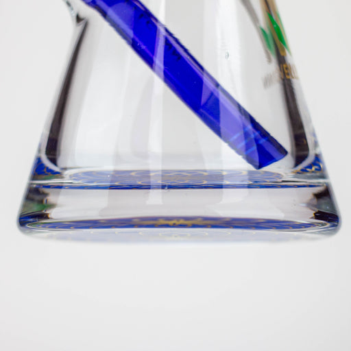 WellCann - 16" 7mm Coloured beaker bong with thick base Glass Bong Northern Aurora Trading Ltd