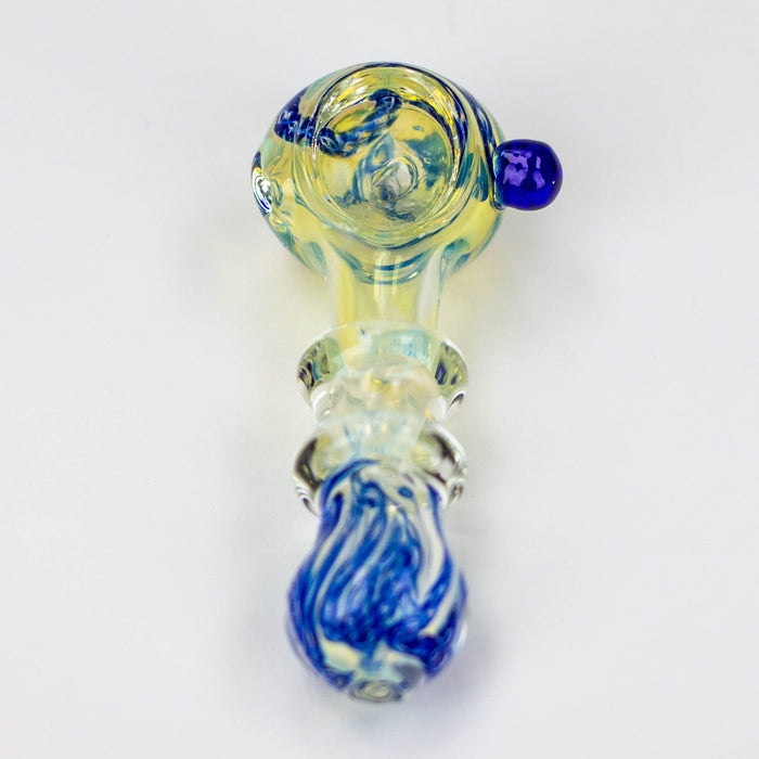 3.5" softglass hand pipe Pack of 2 [9672]