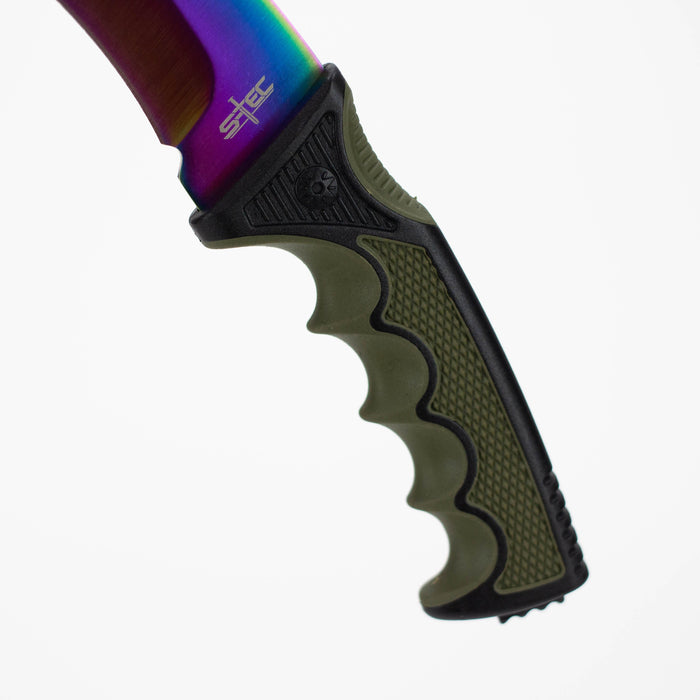 9″ Karambit Hunting Knife – Rainbow [T22199COL]