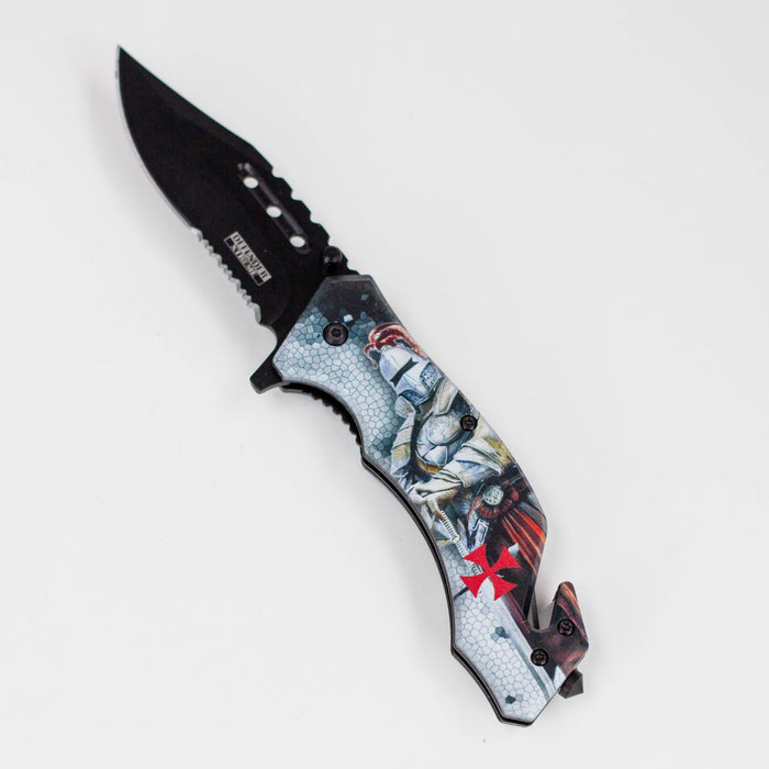 Defender-Xtreme 8″ Glass Breaker Folding Knife [1352x]