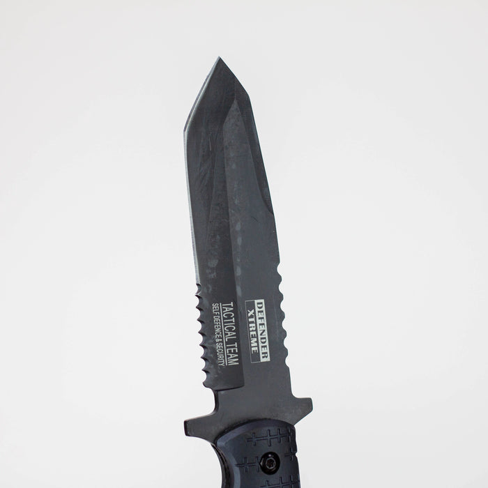 9″ Defender-Xtreme Tactical Team Hunting Outdoor Knife Full Tang with Sheath [7692]