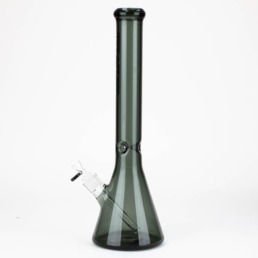 NG-18 inch Flat Mouth Trans-Black Beaker [GX006F-BKC] Glass Bong High-End Brands Glass