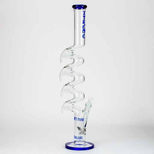 23" Xtream Zig-zag glass water bong [XTR-Z035] Glass Bong Canadian Distributor