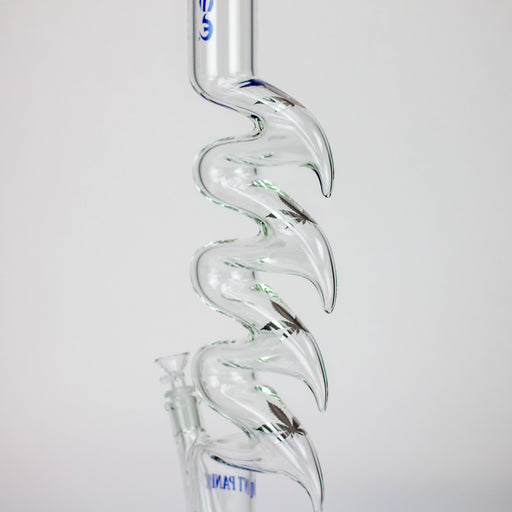 23" Xtream Zig-zag glass water bong [XTR-Z035] Glass Bong Canadian Distributor