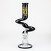14" Xtream Zig-zag glass water bong [XTR-Z020] Glass Bong Canadian Distributor