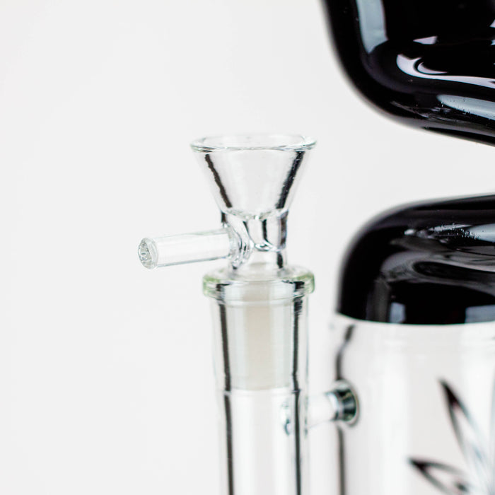 14" Xtream Zig-zag glass water bong [XTR-Z020] Glass Bong Canadian Distributor