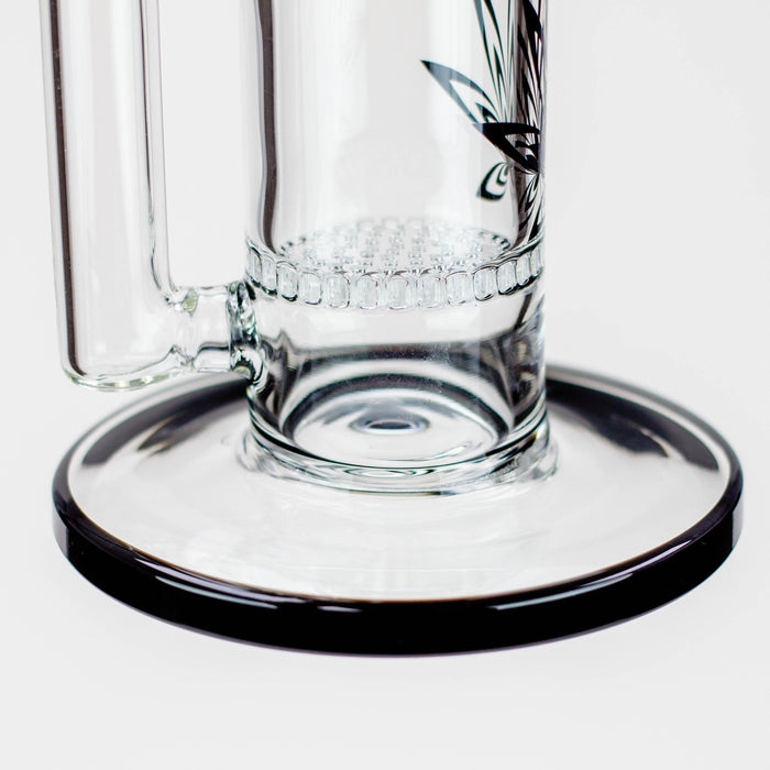 14" Xtream Zig-zag glass water bong [XTR-Z020] Glass Bong Canadian Distributor