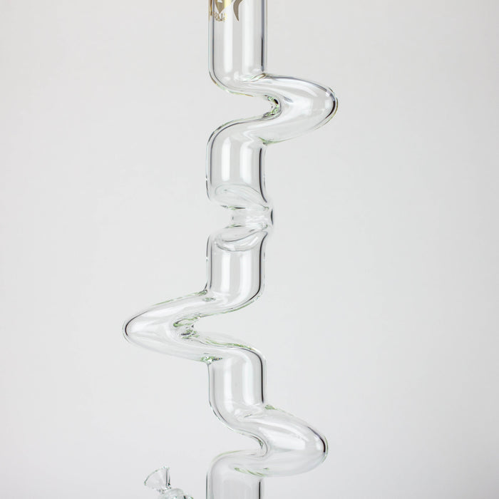 27" Xtream Zig-zag 7 mm glass water bong [XTR-Z026] Glass Bong Canadian Distributor