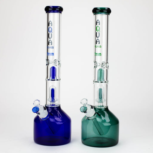 18.5" AQUA Glass showerhead percolator / 7mm /glass water bong [AQUA112] Glass Bong Canadian Distributor