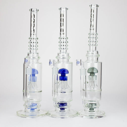 19" AQUA Glass 2-in-1 Octopus percolator glass water bong [AQUA121] Glass Bong Canadian Distributor