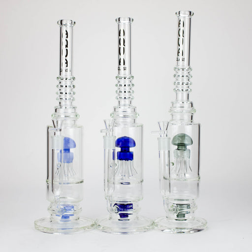 19" AQUA Glass 2-in-1 Octopus percolator glass water bong [AQUA121] Glass Bong Canadian Distributor