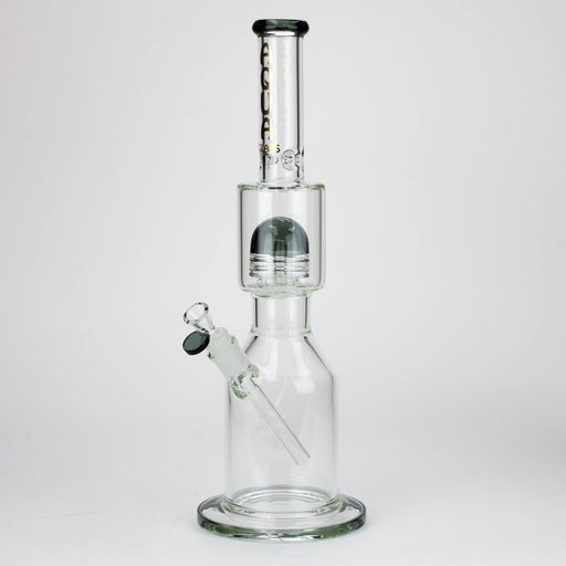17" AQUA Glass showerhead percolator / 7mm /glass water bong [AQUA116] Glass Bong Canadian Distributor Trans Black
